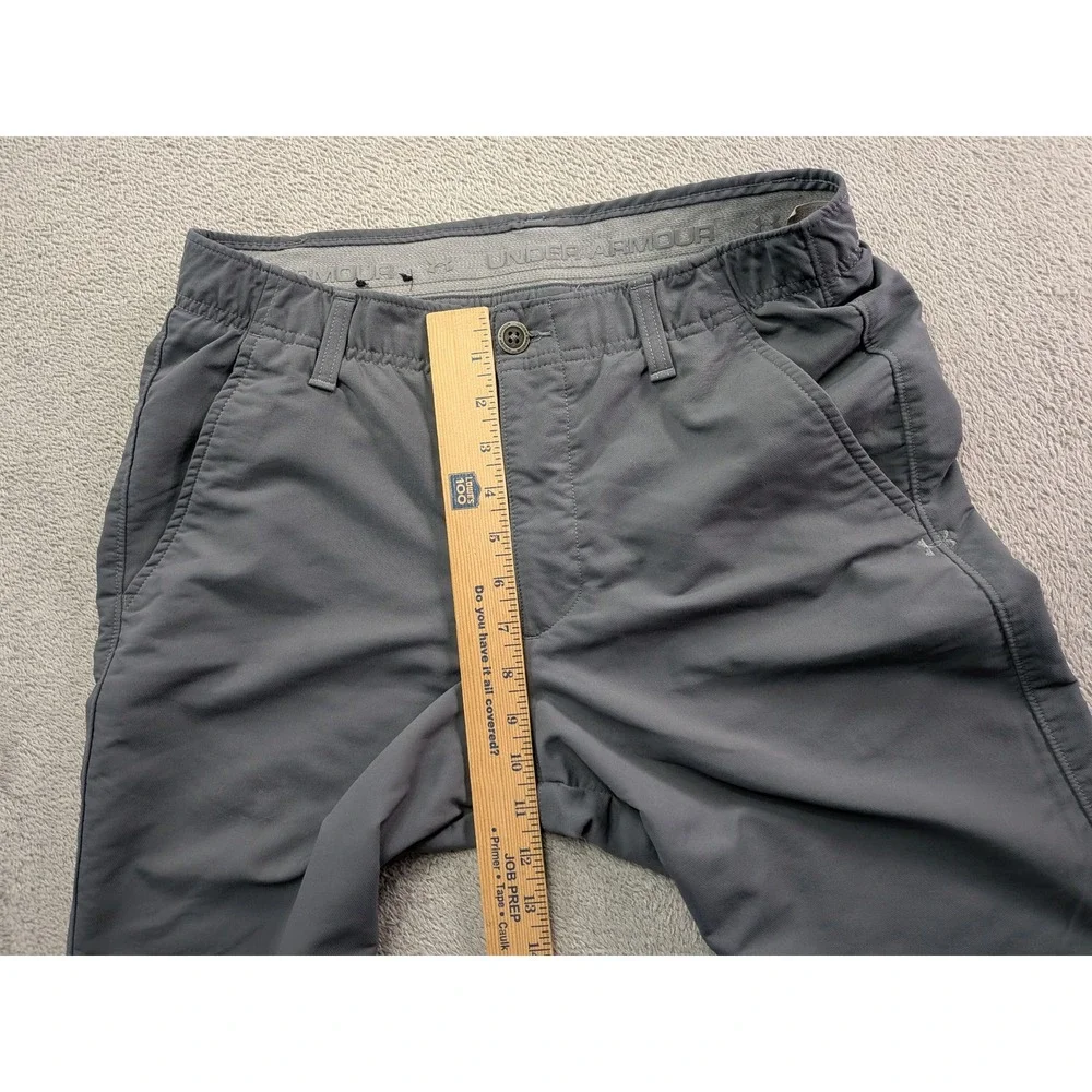 Under Armour Mens Golf Pants Gray Performance Straight Leg 32x32 (Fits 29x31.5)